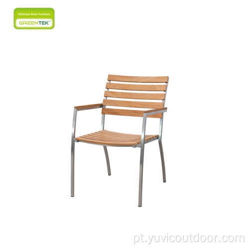 Conjunto de cadeira de mesa de jardim de mobiliário de restaurante de luxo